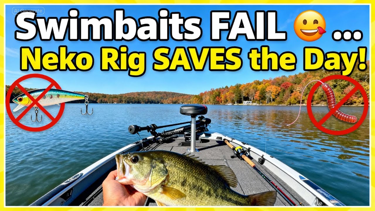 Bass Fishing September 2025 | Big Swimbaits Fail, Neko Rig Saves the Day!