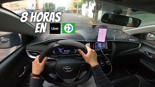 How much do I earn working (8 hours) with Uber and Indriver?  2023