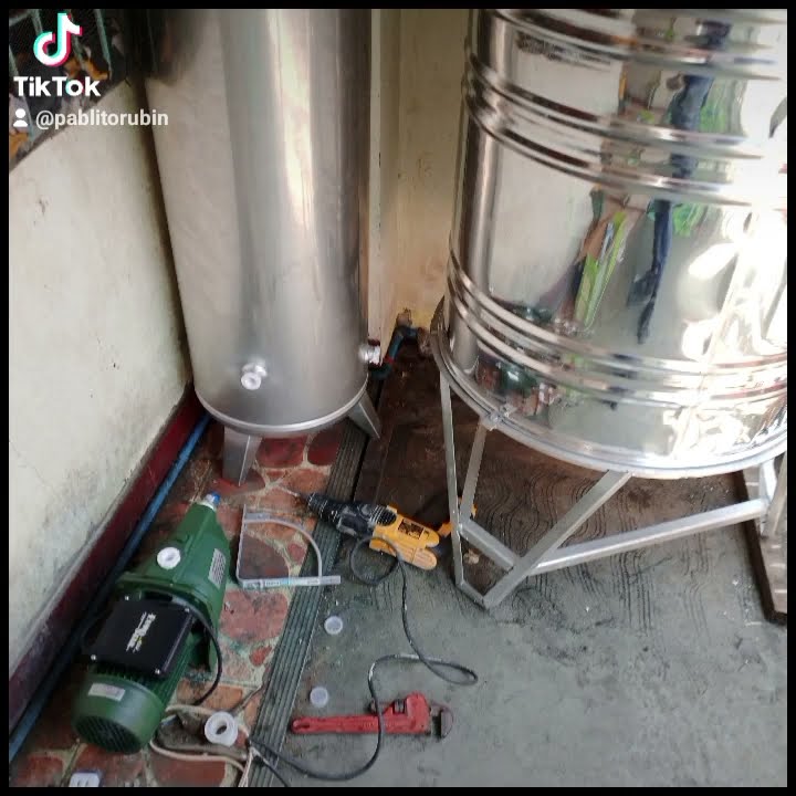 how to install waterpump w/ stainless pressure tank 42 gallons