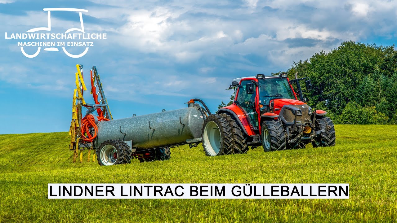Lindner Lintrac beim Güllefahren | Wir testen den Mastek Schleppschlauch verteiler | Driving Slurry