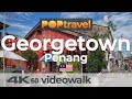 Walking in GEORGETOWN / Penang (Malaysia) - Love Lane to Clan Jetty - 4K 60fps (UHD)