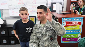 Military Surprise Home Coming | Jared Eli Pena surprises brother and sister in class #THECHOICE