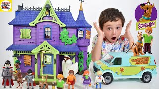 Playmobil Scooby Doo/ Mystery Mansion and Mystery Machine Playsets for kids