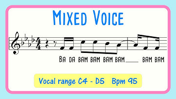 Fun Mixed Voice Vocal Exercise - Bam Bam