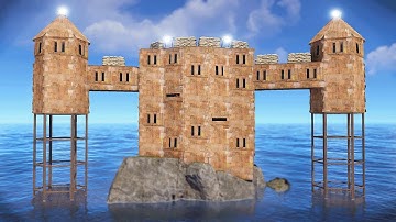 i built a solo floating fortress...