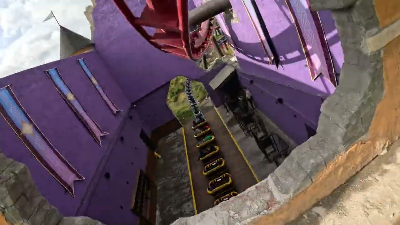 Na Fianna Force on ride Emerald Park POV 4K