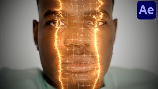 face scanning VFX tutorial in Adobe after effects