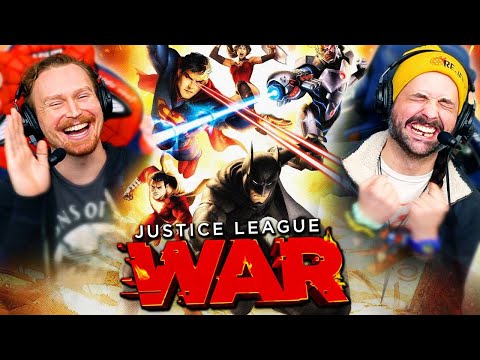 JUSTICE LEAGUE: WAR (2014) MOVIE REACTION! First Time Watching! DC Animated