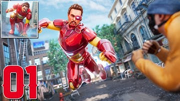 Iron Hero 2 - Gameplay Walkthrough Part #1 (Android & iOS) Superhero Academy!