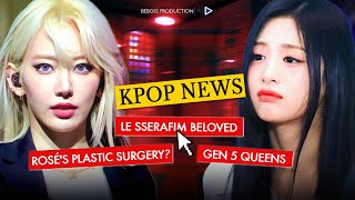 Kpop News: LE SSERAFIM Criticized MBC? BLACKPINK's Rosé Plastic Surgery? Lisa Bought A Mansion