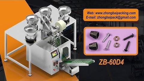 Hardware Kitting Packing Machine, Small Parts Kitting Counting Packaging Machine