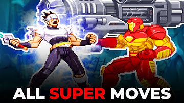 ALL SUPER MOVES TUTORIAL (HYPER COMBOS) - Marvel vs. Capcom 2: New Age of Heroes (MvC2)