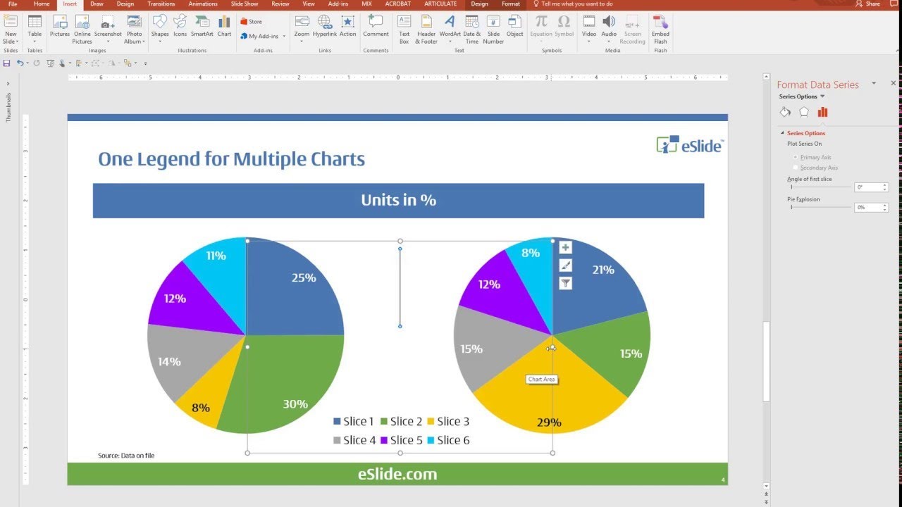 How To Make Multiple Pie Charts From One Table