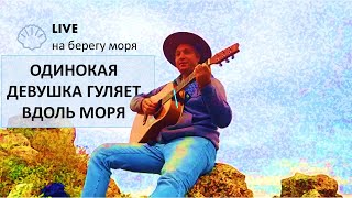 С гитарой на берегу моря: Одинокая девочка гуляет вдоль моря - Дмитрий Миленький