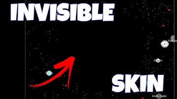 Fully INVISIBLE skin!! Nebulous.io tutorial 2023