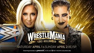 FULL MATCH - Charlotte Flair vs Rhea Ripley (Smackdown Women's Championship): WrestleMania 39