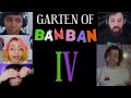 YOUTUBERS REAGINDO AO TRAILER DE GARTEN OF BANBAN 4