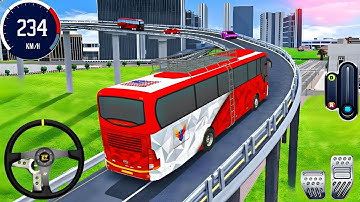 Coach Bus Simulator 3D - City Passenger Transport Game 2025 - Android GamePlay Video Part - #4