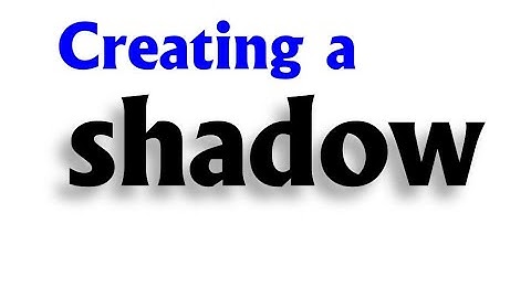 Inkscape Tutorial: Creating Shadows