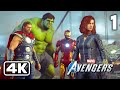 Marvel&#39;s Avengers Gameplay Walkthrough Part 1 (4K 60FPS) - No Commentary