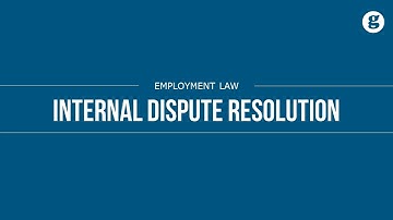 Internal Dispute Resolution