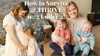 Tips & Advice for Two Under 2 / 12 Kid Transition + Sharing My Experience| 2 Under 2 Survival Guide