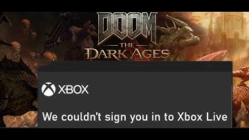 Fix DOOM The Dark Ages Login Error We Couldn