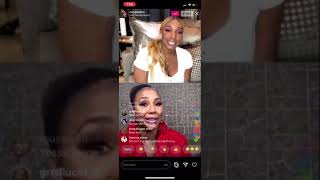 NeNe Leakes on Instagram live with Tamar Braxton ‼️