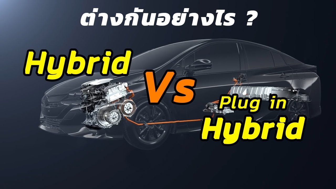 plugin แปลว่า  New Update  รถ Hybrid และ Plug in Hybrid ต่างกันยังไง