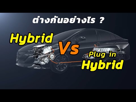 รถ Hybrid และ Plug in Hybrid ต่างกันยังไง