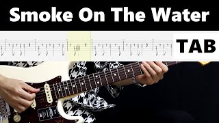 Deep Purple - Smoke On The Water (guitar cover with tab)