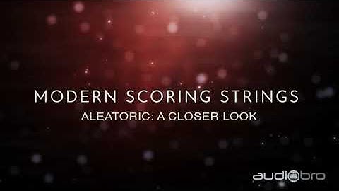 Modern Scoring Strings Aleatoric: A Closer Look