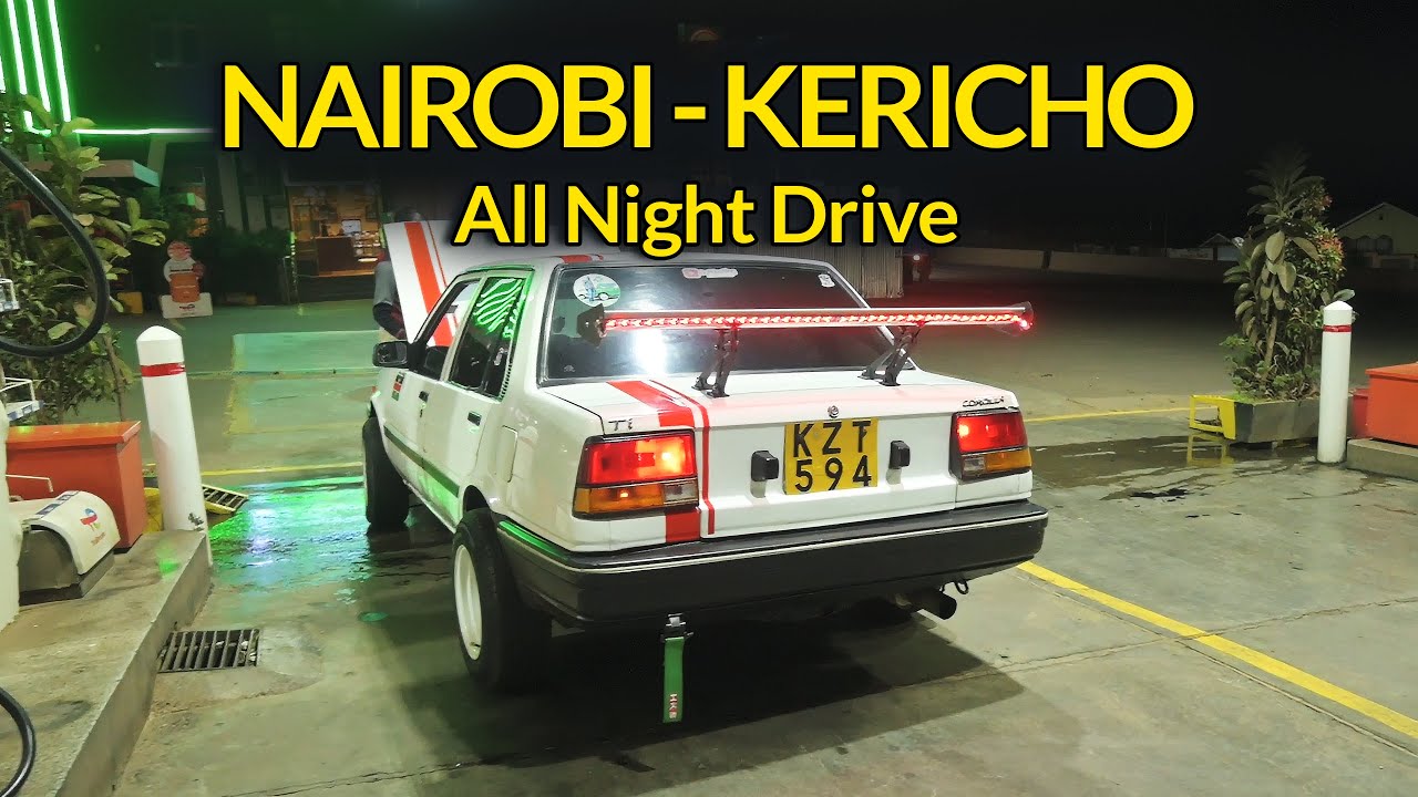 Ночная поездка на Toyota E80 