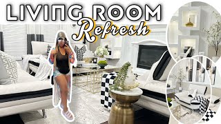 *New 2023 ** MODERN LIVING ROOM MAKEOVER & REFRESH | SUMMER TO FALL HOME DECOR IDEAS