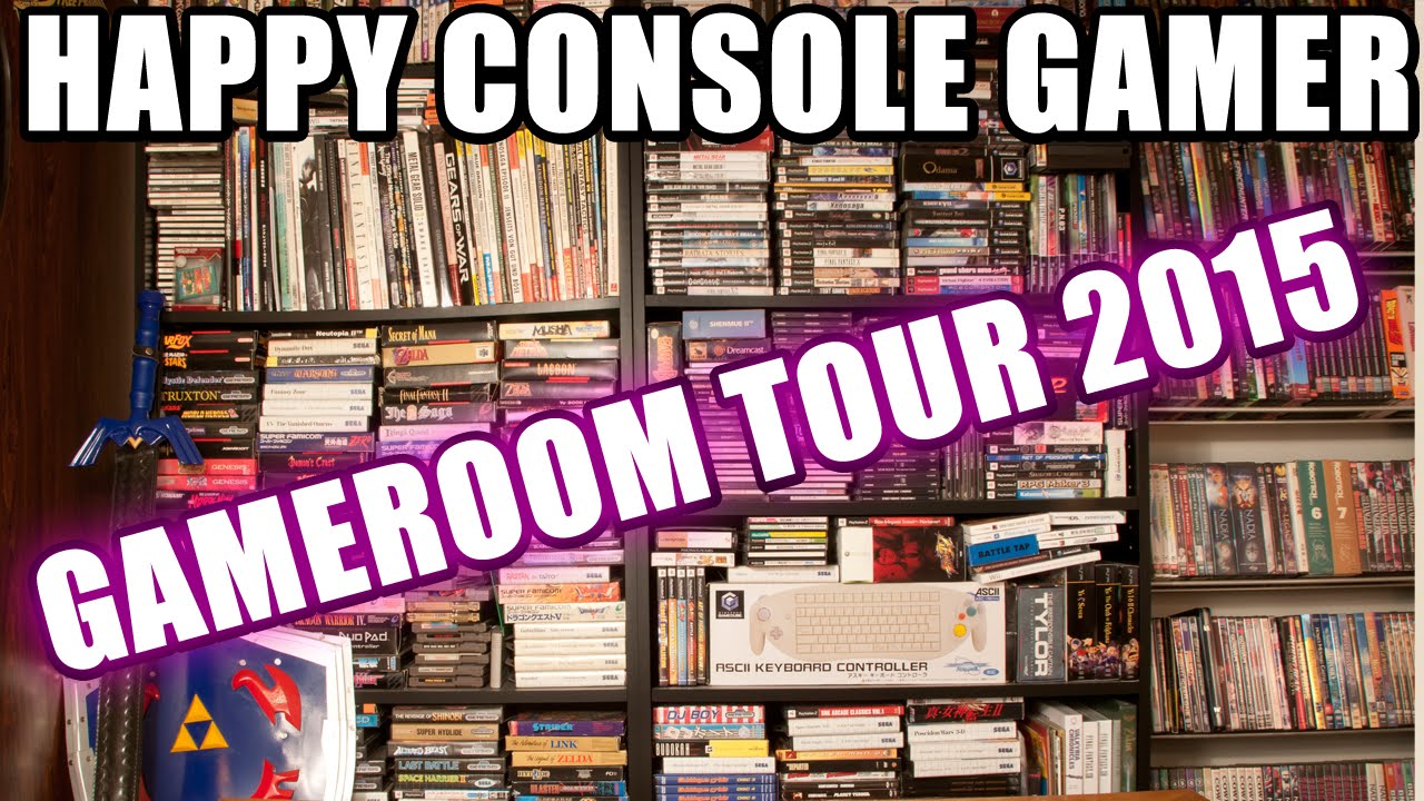 Thumbnail for MY GAME ROOM TOUR 2015 - Happy Console Gamer