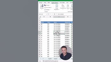 10 Saniyede Excel: Satırları Işık Hızında Gizleyin!- Ömer BAĞCI