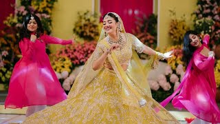 Dekha Tenu Pehli Pehli Baar Ve || Best Bride Dance - Sangeet || Mayesha Asmita || Samir Choreography