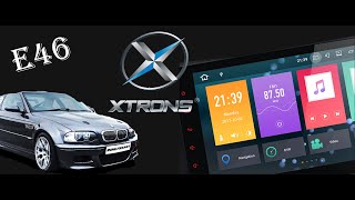 BMW E46 New Xtrons Install F-Style 9" Android Touch Screen