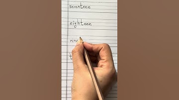 How to Write 19 in Words | Number to Words | Learn to Write 19 Nineteen | Math for Beginners
