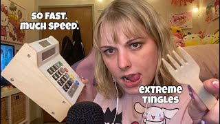 Fast and Aggressive ASMR but it’s Completely and Utterly RANDOM! Chaotic for People w ADHD 💨💅🏻💗