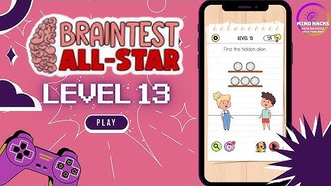 Brain Test All-Star Level 13: Find the hidden alien.