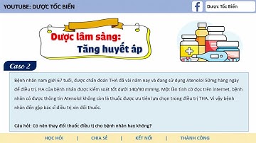 Dược lâm sàng, Tăng huyết áp, Atenolol, Dược tốc biến