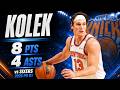 Tyler Kolek 8 pts 4 asts vs Sixers 2026 PO G1