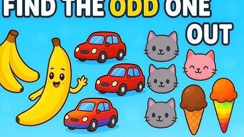 Find the Odd One Out | Kids Brain Game | Fun Learning for Children | Spot the Difference