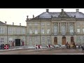 Queen margrethe ii of denmark rides in golden carriage to new year reception for the military 2024