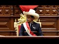 Primer Mensaje a la Nación del presidente Pedro Castillo - 28/07/2021