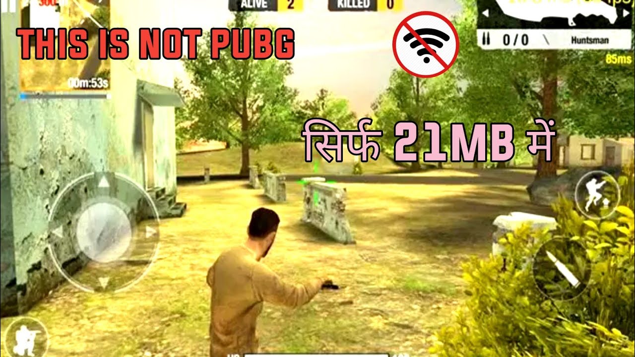 TOP 3 OFFLINE GAMES LIKE PUBG MOBILE UNDER 50MB, PUBG Jaisa Game Offline,  Free Fire Jaisa Game - YouTube