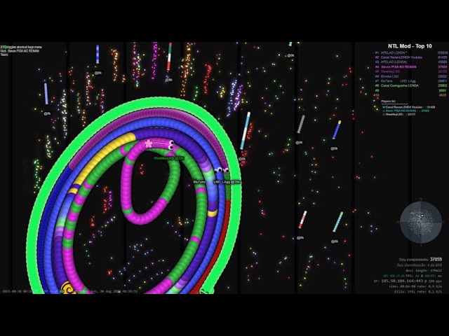 Slither.io A.I. 135,000+ Score Epic Slitherio Best Gameplay! #107 