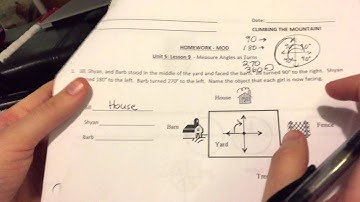 Unit 5 Geometry: Lesson 9 Measuring Angles as Turns
