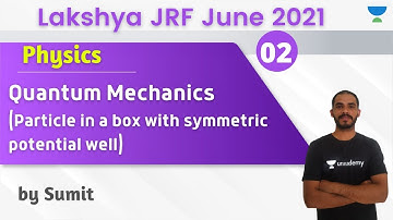 08:00 PM - Lakshya JRF June 2021 | Physics by Sumit |Particle in a box with symmetric potential well